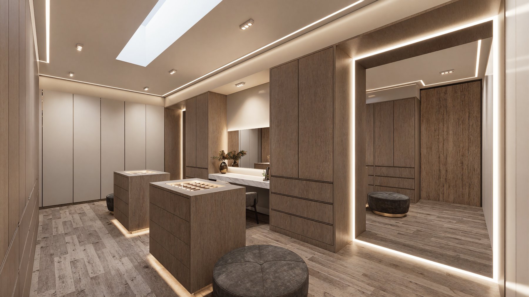 Residencia Cumbres — walk-in closet